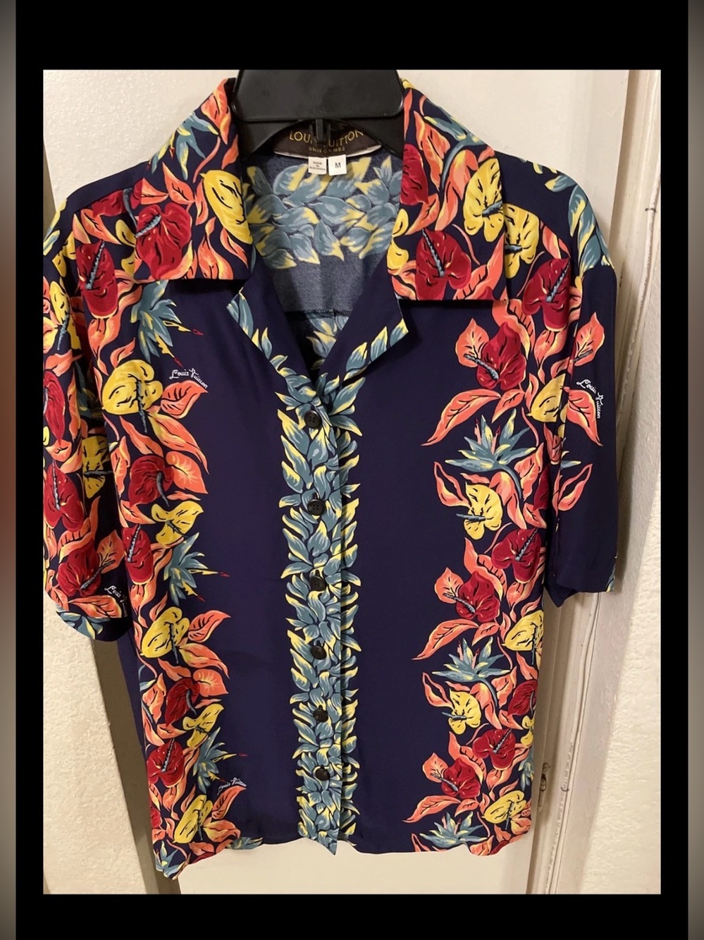 Louis Vuitton RARE EMPLOYEE UNIFORM VERSION Louis Vuitton x Hawaiian Shirt sz m